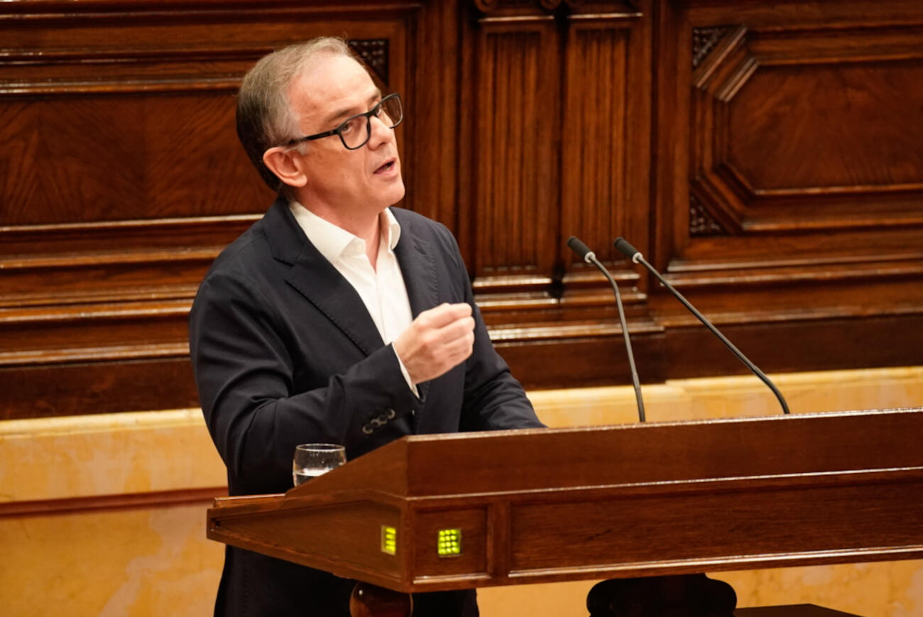 Josep Maria Jové, al parlament (fotografia: ACN / Joan Mateu Parra).