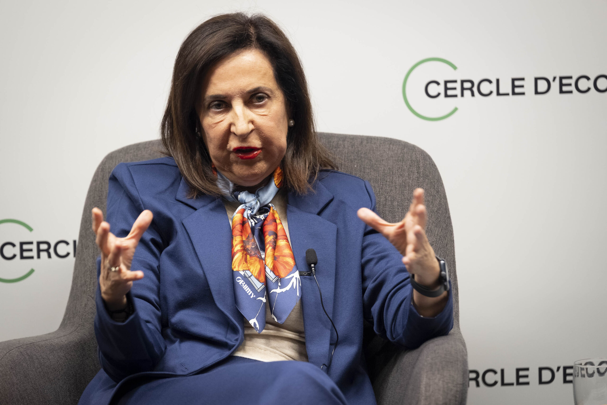 Margarita Robles, aquest dimarts al Cercle d'Economia (Foto: Adiva Koenigsberg)