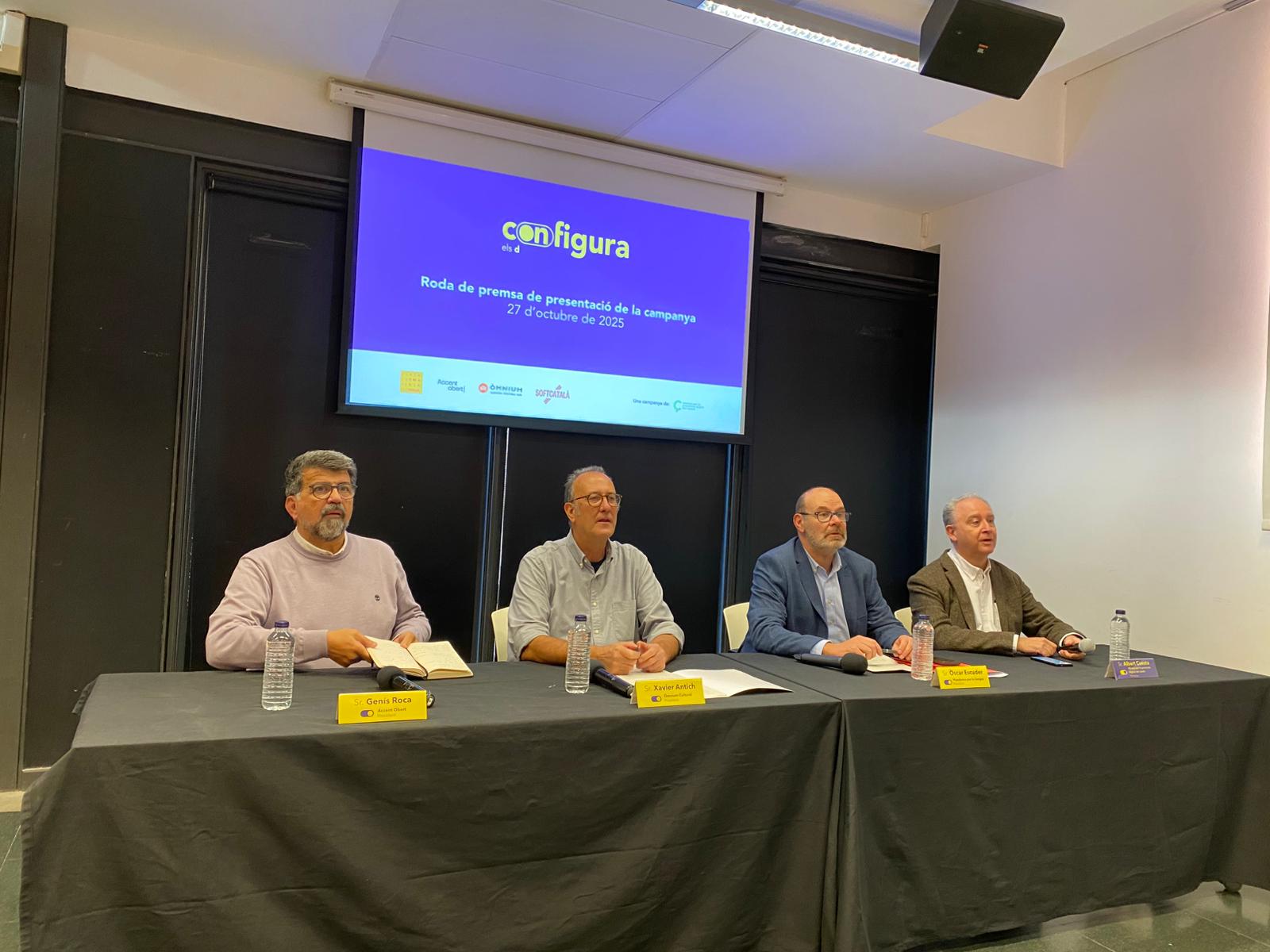 Un moment de la presentació de la campanya (fotografia: Pol Baraza).