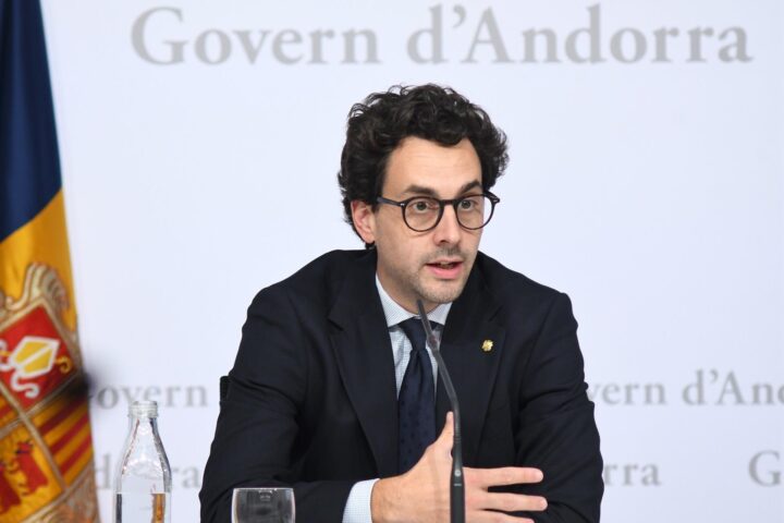 Guillem Casal, ministre portaveu del govern d'Andorra (fotografia: SFGA / JAVILADOT).