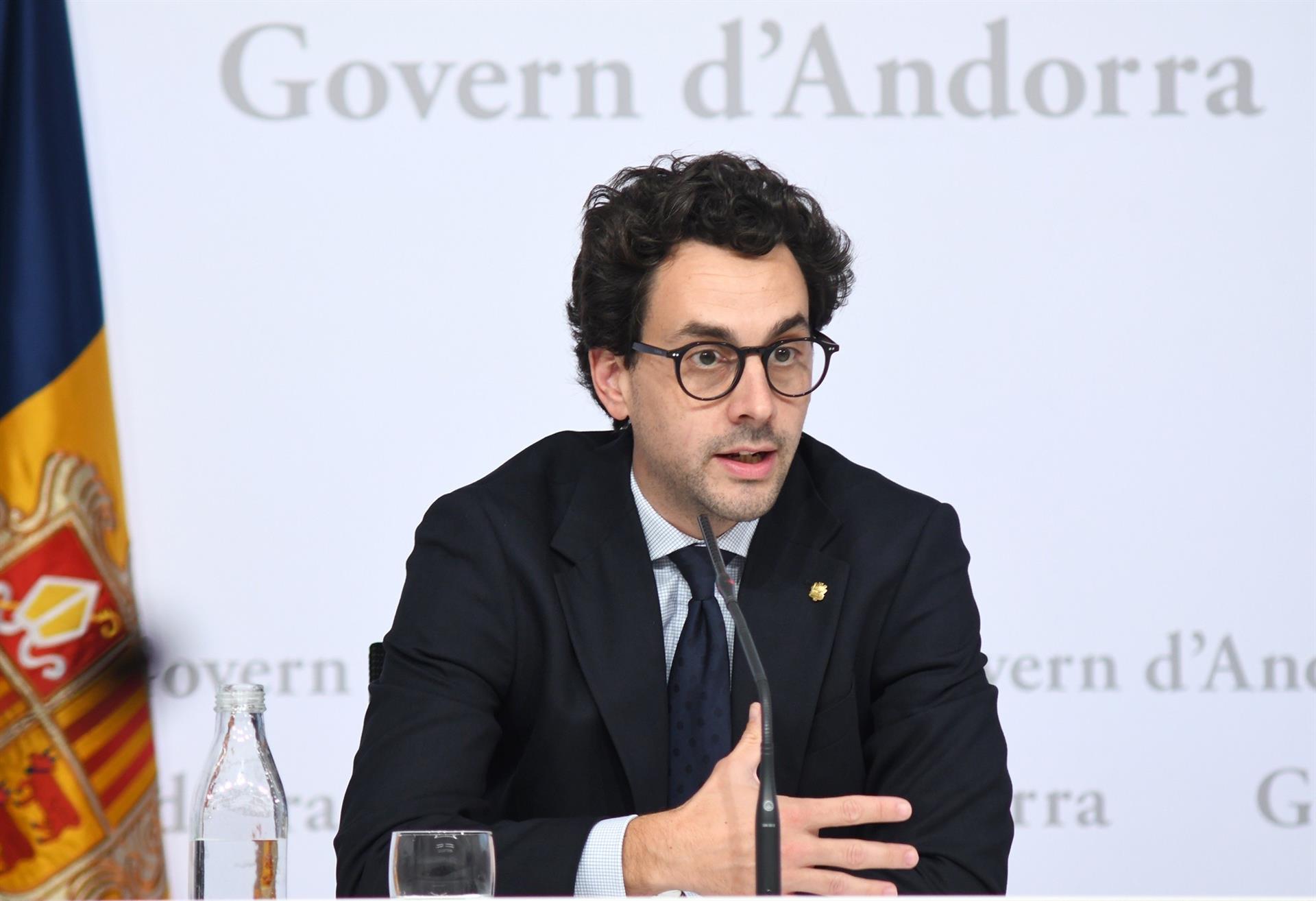 Guillem Casal, ministre portaveu del govern d'Andorra (fotografia: SFGA / JAVILADOT).
