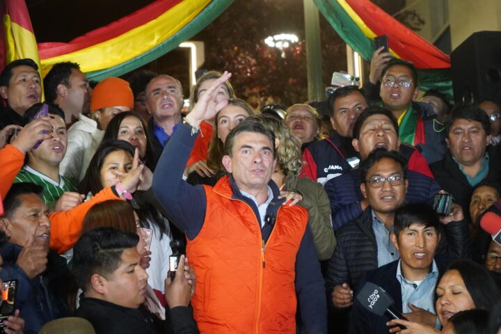 El candidat del Partit Demòcrata Cristià (PDC) a president de Bolívia, Rodrigo Paz.