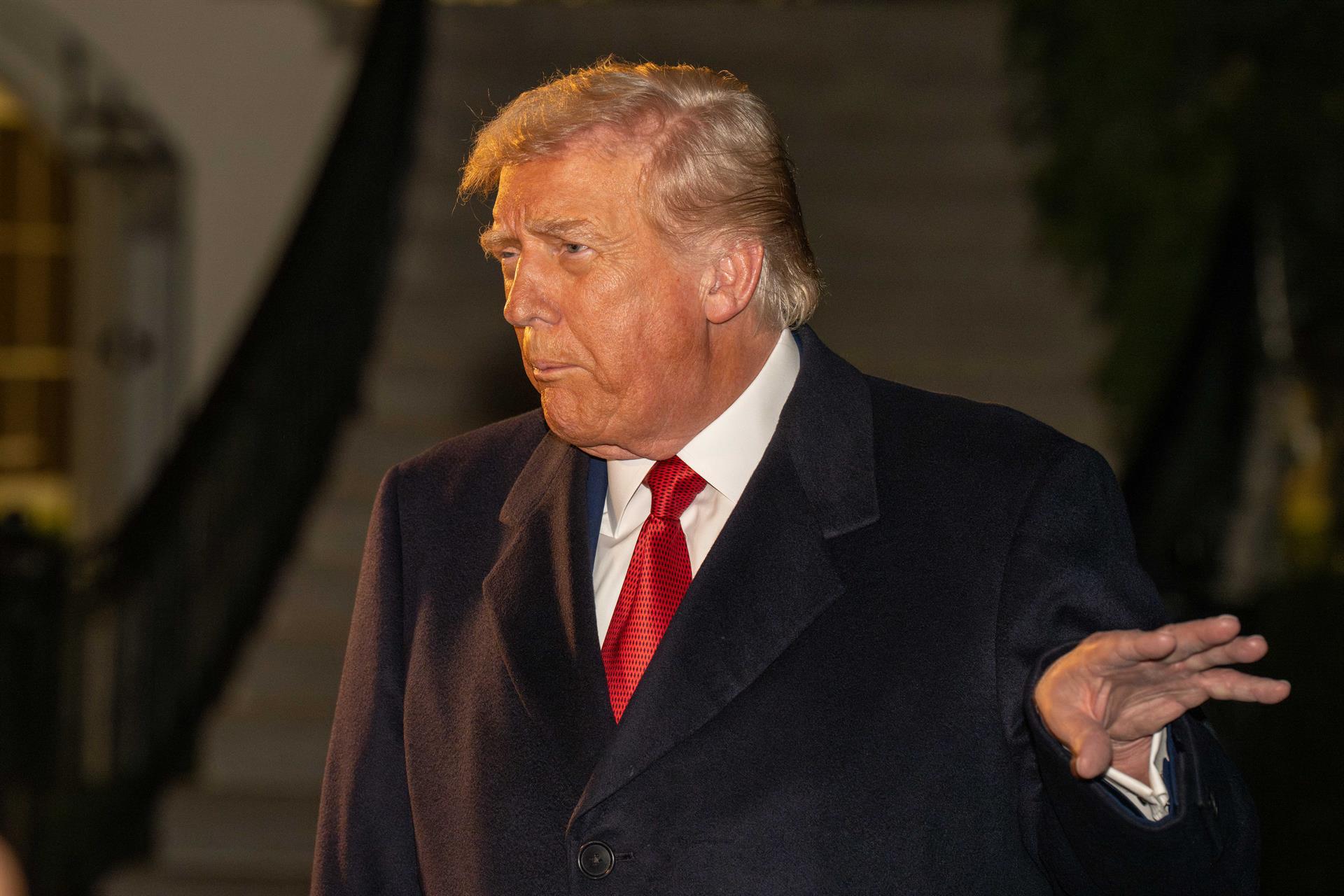 El president dels Estats Units, Donald Trump, a la Casa Blanca abans de dirigir-se cap al continent asiàtic. Fotografia: Europa Press/Contacto/Joey Sussman