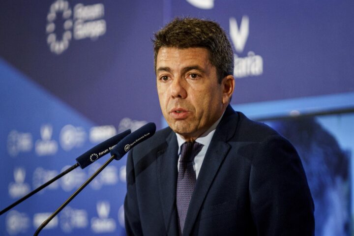 Imatge d'arxiu del president de la Generalitat, Carlos Mazón. Fotografia: A. Pérez Meca / Europa Press