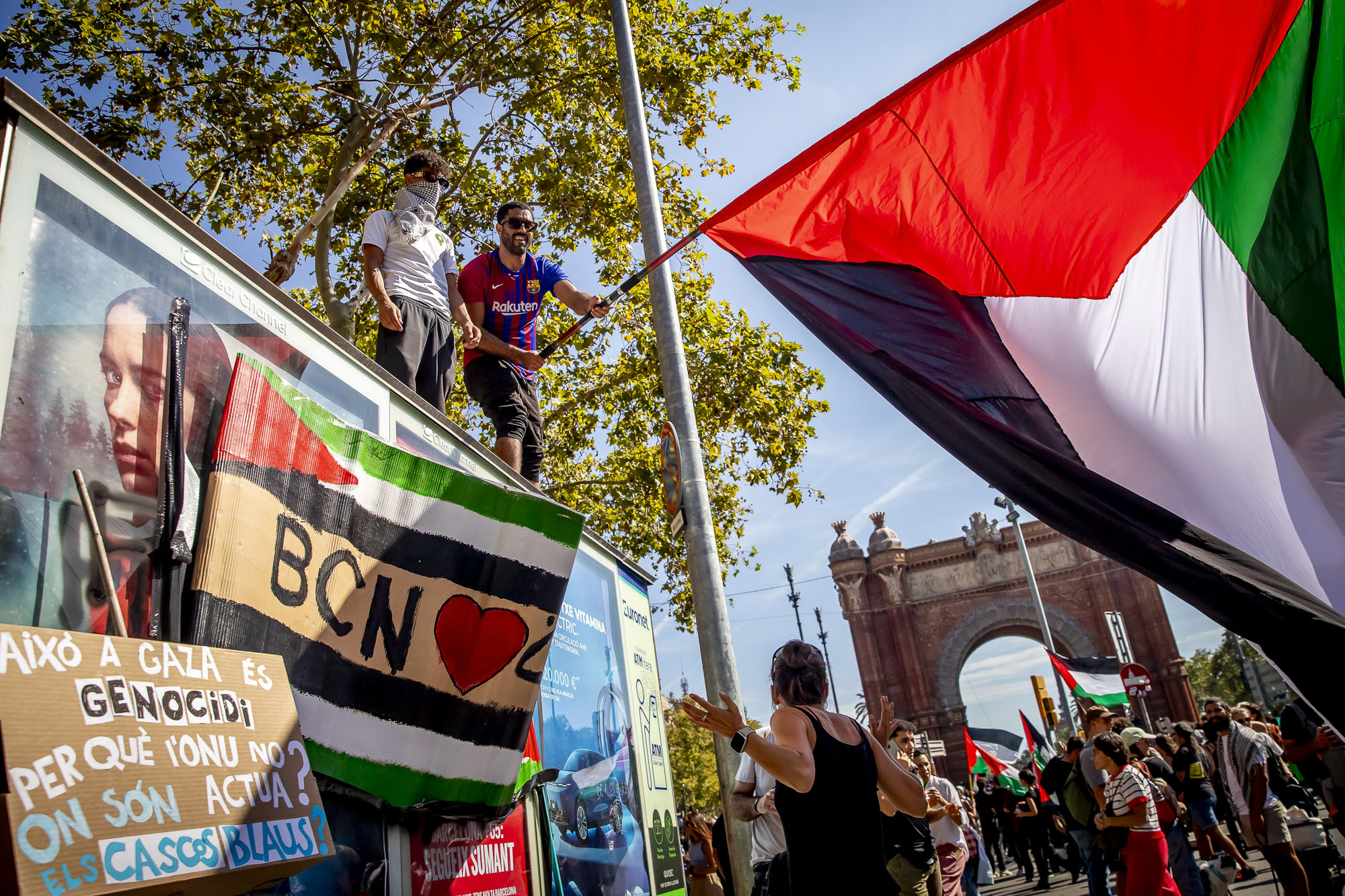 Manifestació de dissabte a Barcelona (fotografia: Albert Salamé).