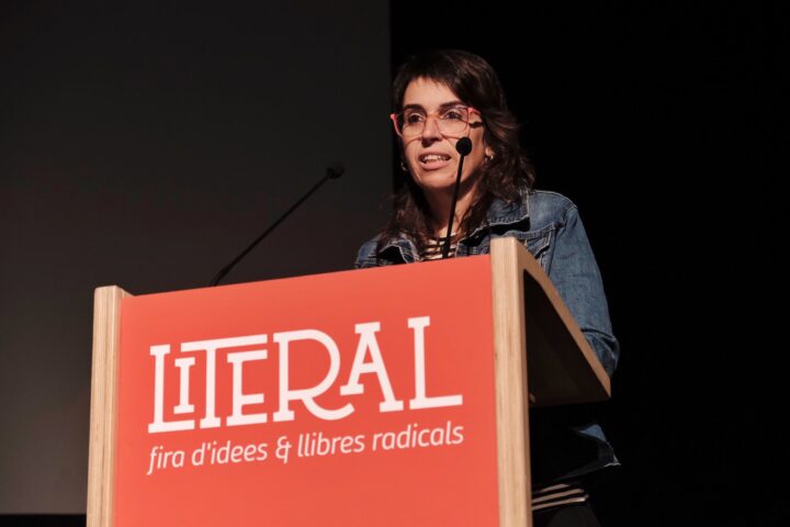 Laura Arau, en una imatge d'arxiu durant la fira literal.