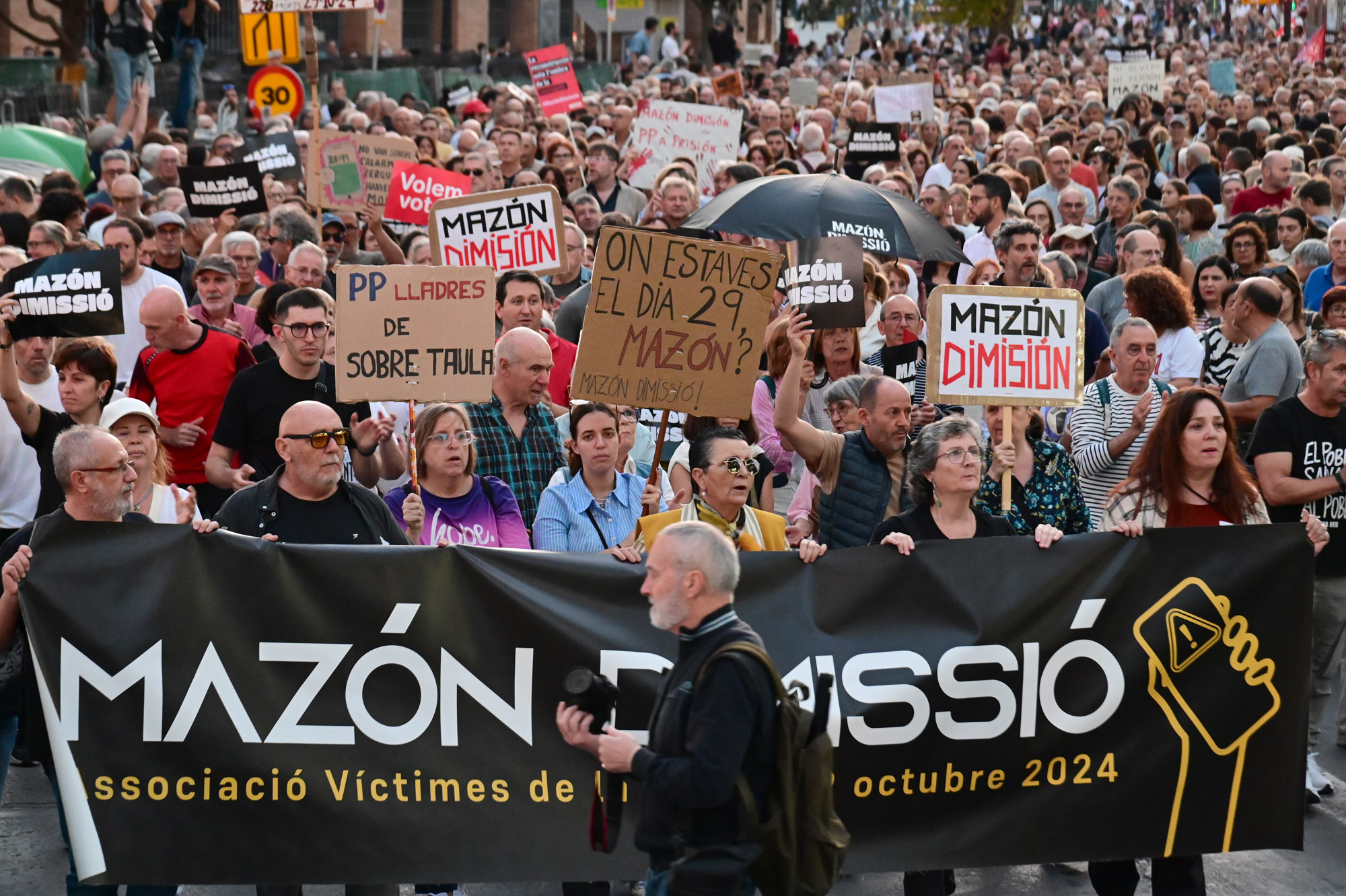 Imatge d'arxiu de la dotzena manifestació de la gota freda (fotografia: Prats i Camps).