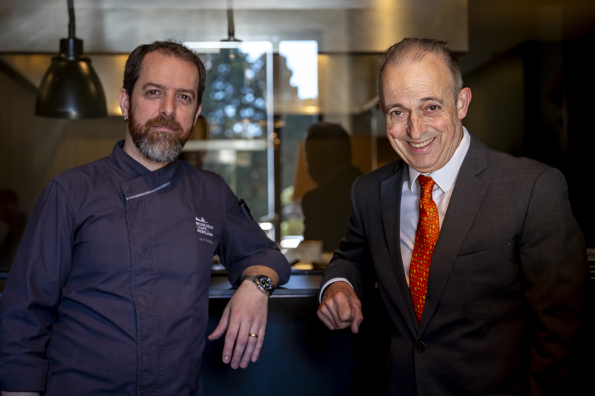 El xef Javier Martínez i el cap de sala Toni Gerez.