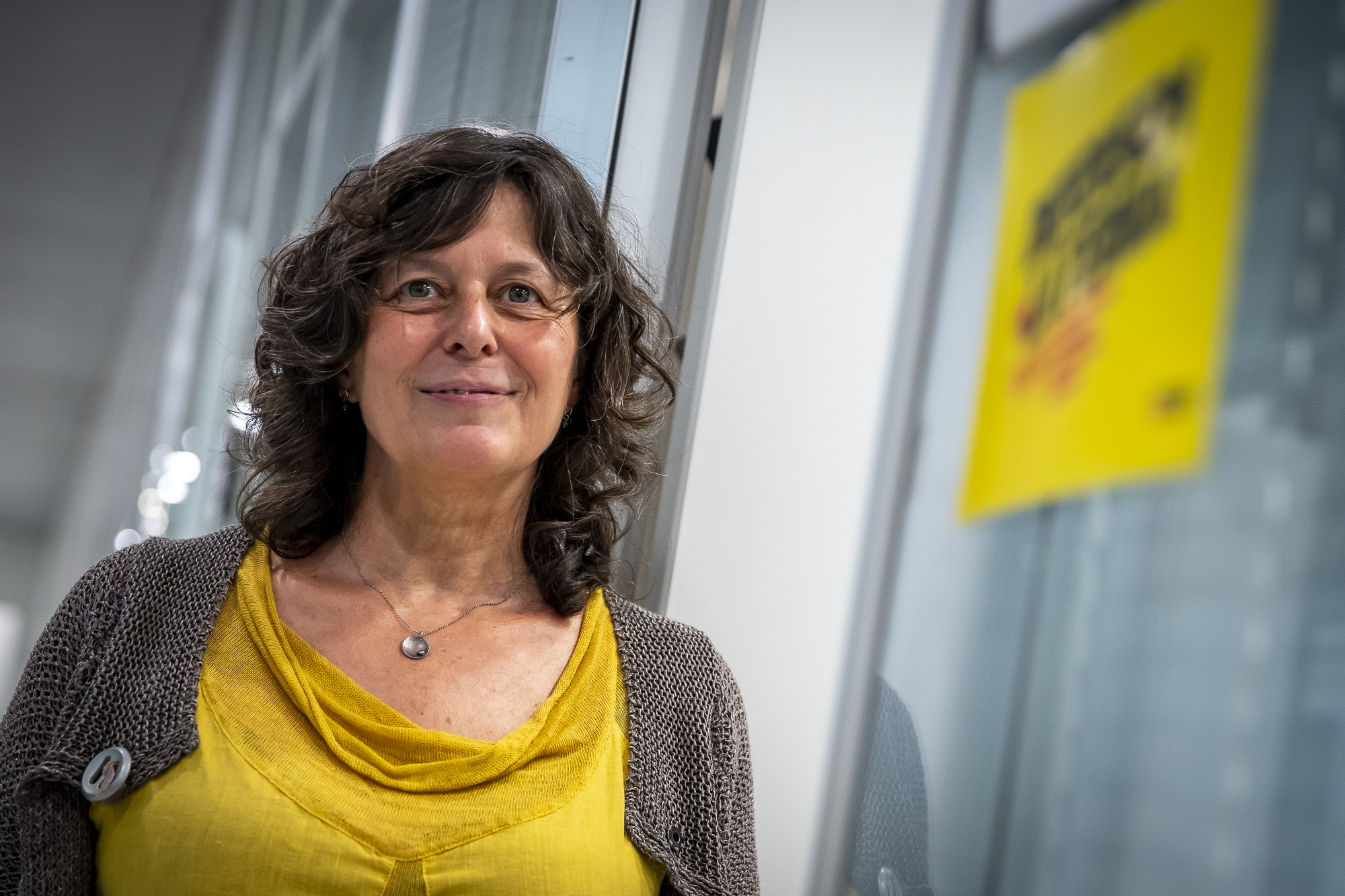 Pila Castillejo, als despatxos del Parlament de Catalunya (fotografia: Albert Salamé).