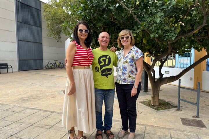 Dariana Groza, Vicent Moreno i Victòria Gascón.