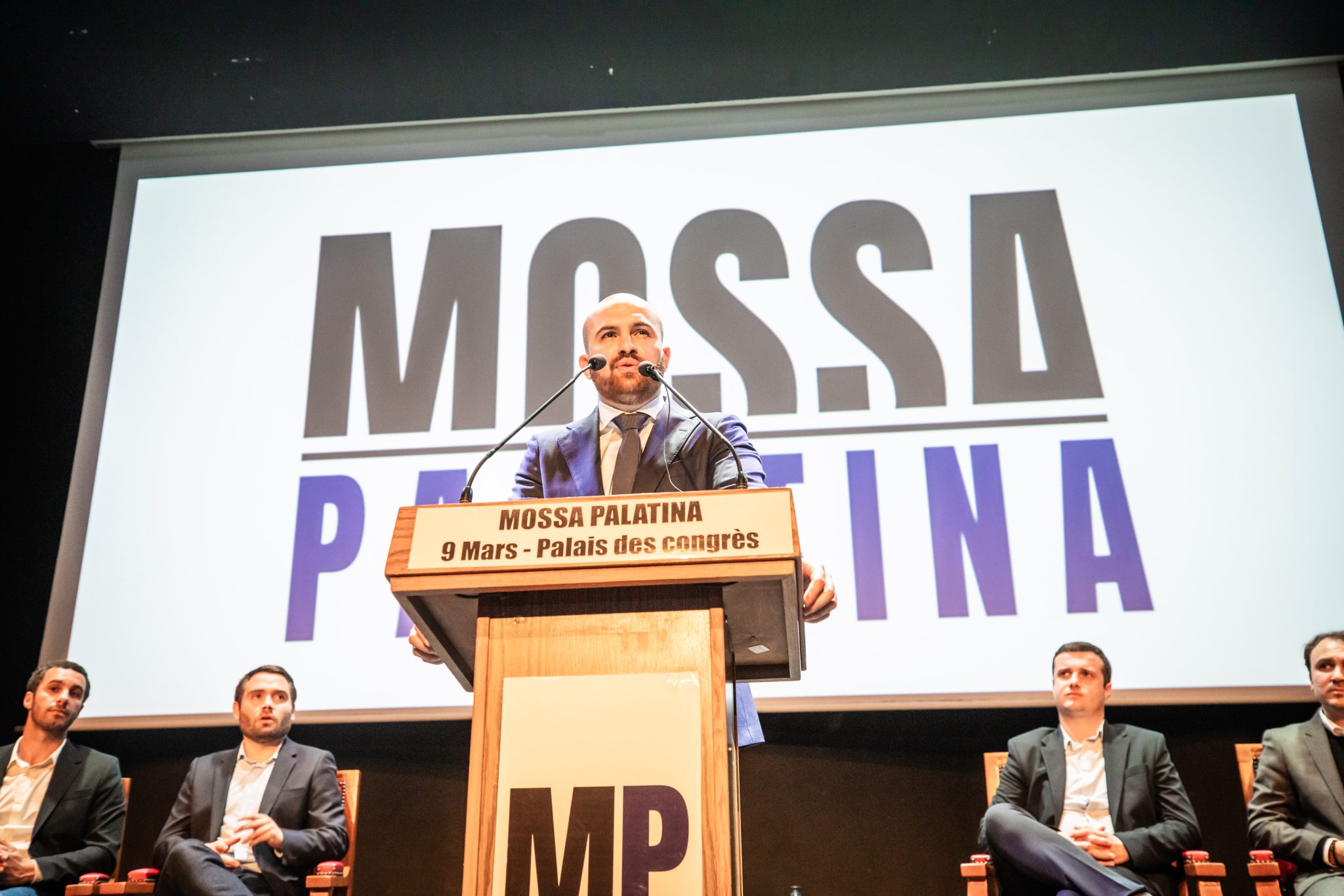 El líder de Mossa Palatina, Nicolas Battini