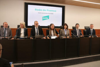 Els membres del grup parlamentari de Junts al congrés espanyol (fotografia: ACN).