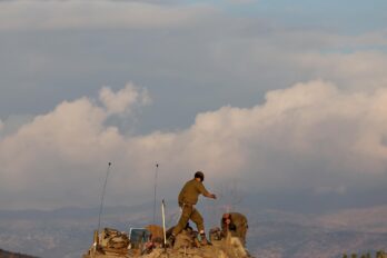 Una imatge d'arxiu d'un destacament de l'exèrcit israelià (fotografia: EFE)