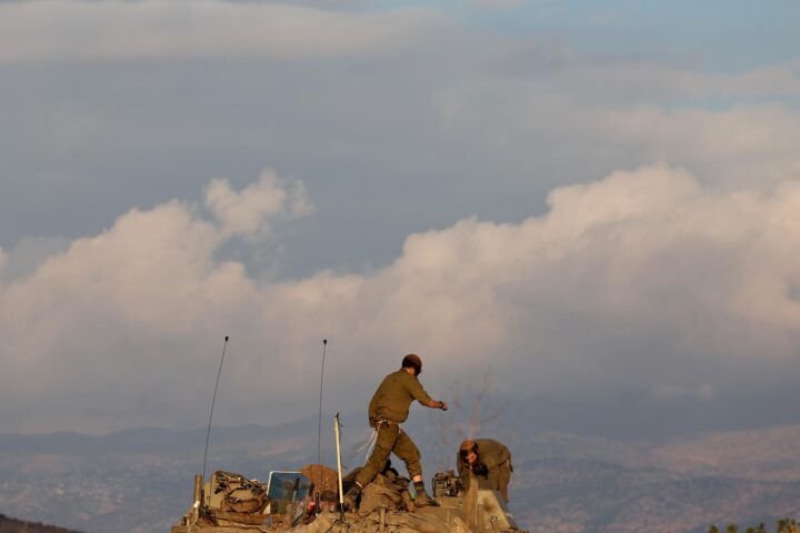 Una imatge d'arxiu d'un destacament de l'exèrcit israelià (fotografia: EFE)
