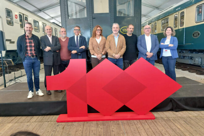 L’exposició ‘Els trens del centenari’ de TMB mostra cinc trens històrics del Metro de Barcelona