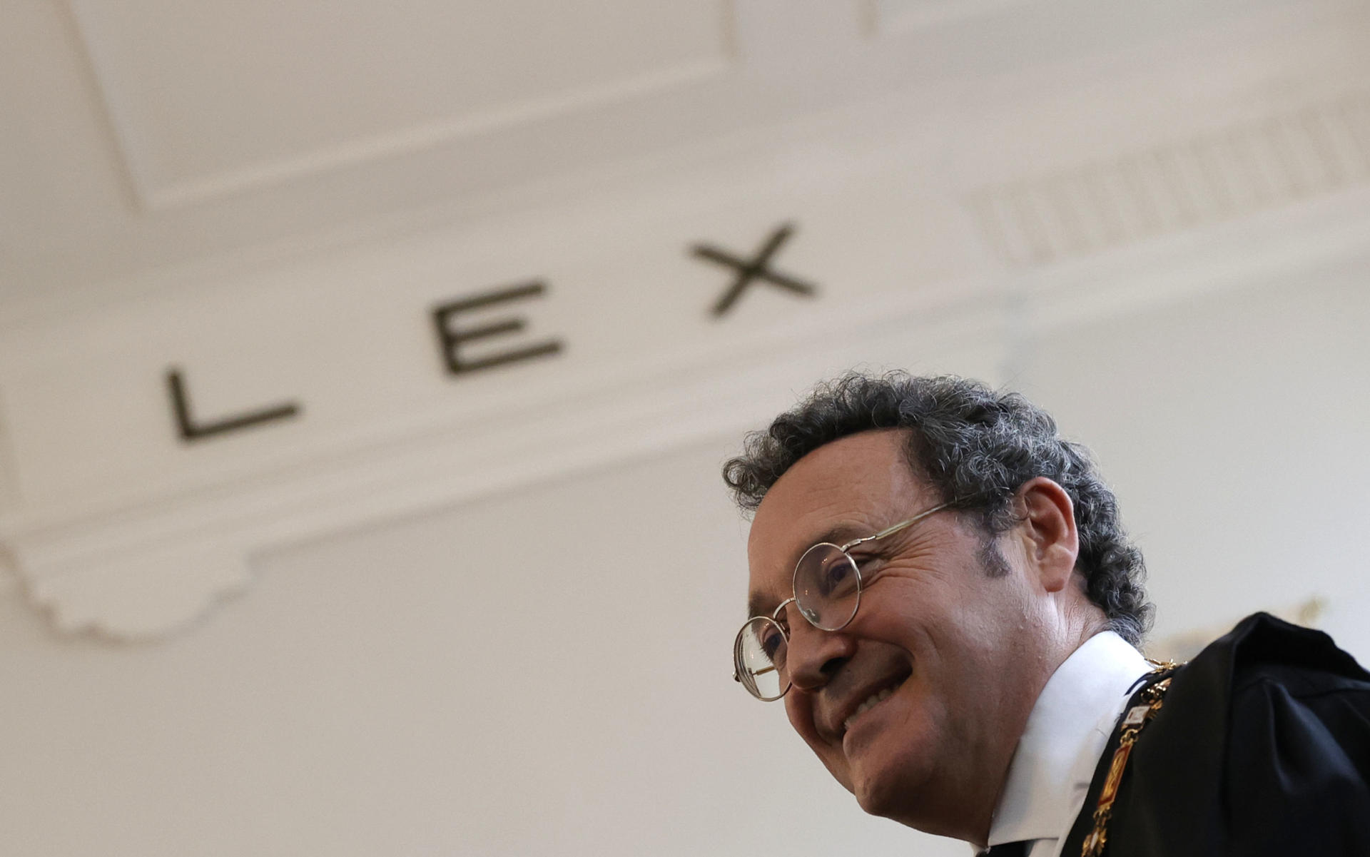 El fiscal general espanyol, durant un acte a Galícia el dia 17 (fotografia: EFE/ Cabalar).