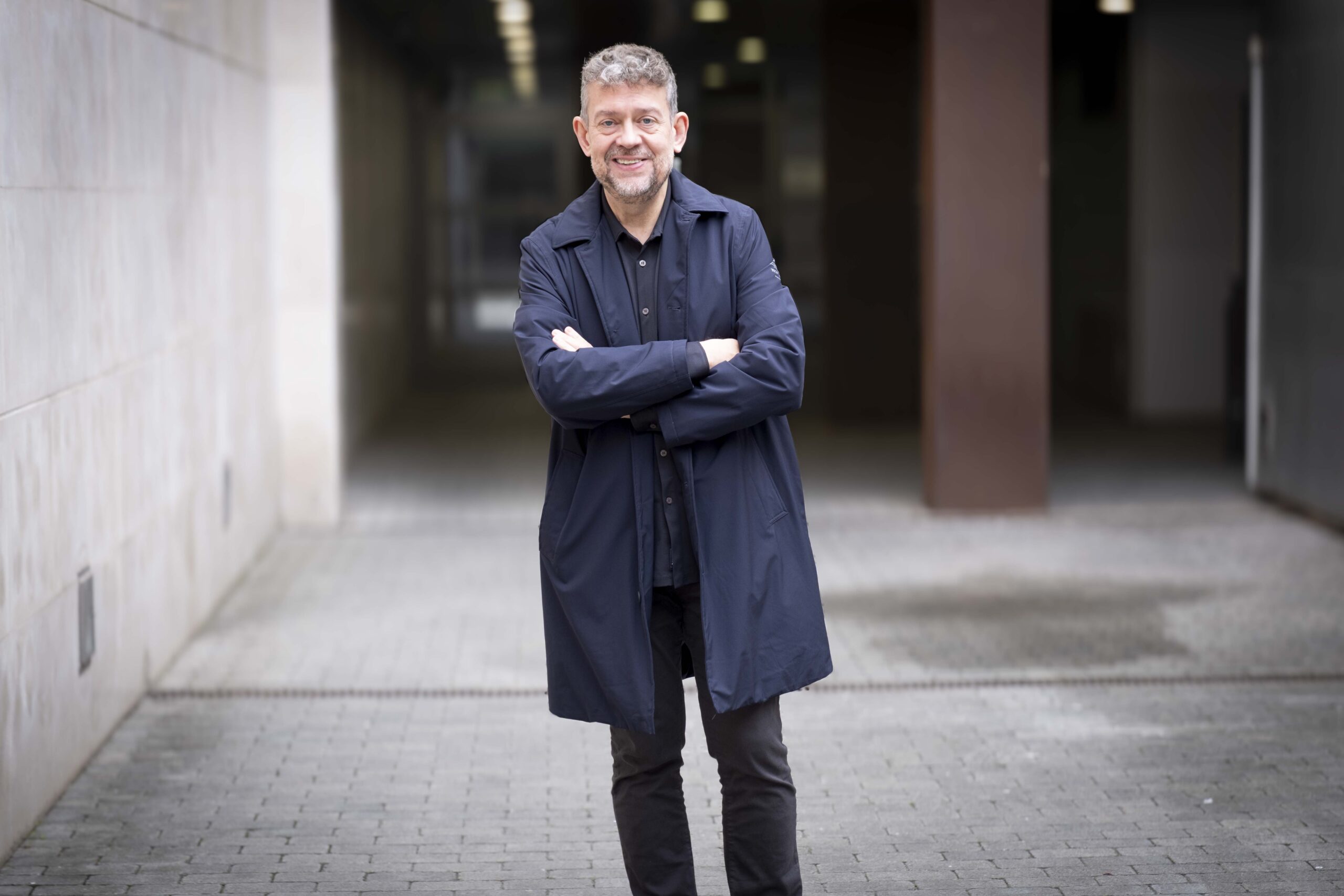 Francesc-Marc Álvaro, dimecres, a la seu d'ERC a Barcelona (fotografia: Adiva Koenigsberg).