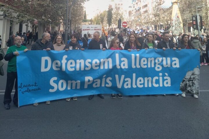 Un moment de la manifestació (fotografia: ACPV).