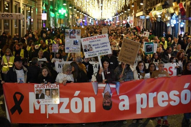 “Mazón, a presó”: nova manifestació a València contra l’ex-president 