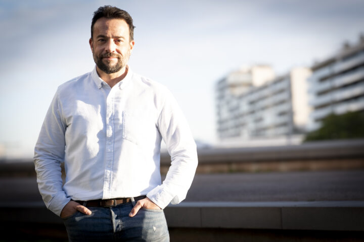 Àlex Pastor, dimarts, a Badalona (fotografia: Adiva Koenigsberg).