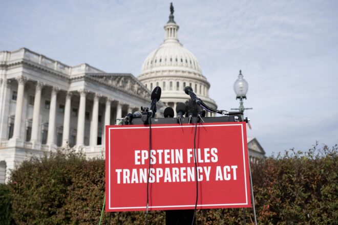 El congrés dels EUA aprova la publicació dels arxius d’Epstein malgrat l’oposició de Trump