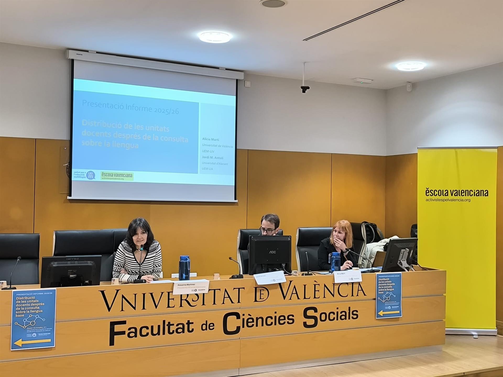 Presentació de l'informe.