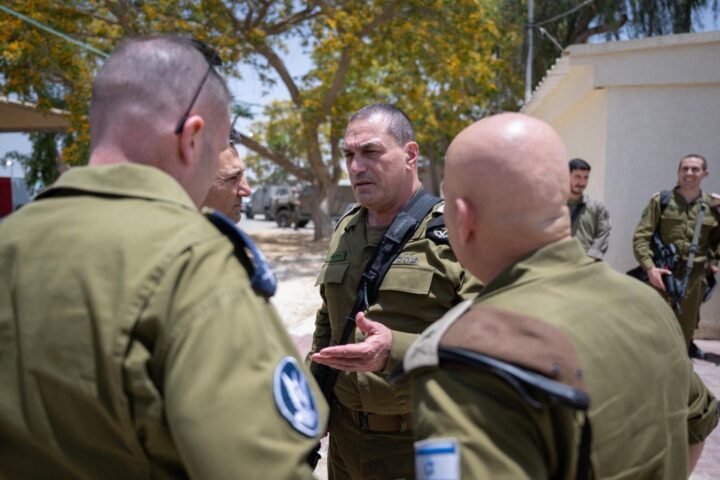 El cap de l'estat major de les forces armades d'Israel, el tinent general Eyal Zamir