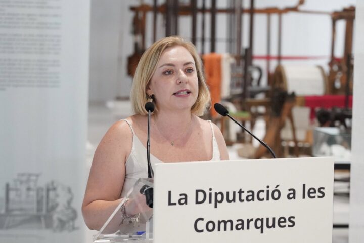 Arxiu - La vicepresidenta primera de la diputació de València i responsable de cooperació municipal en aquesta institució, Natàlia Enguix.