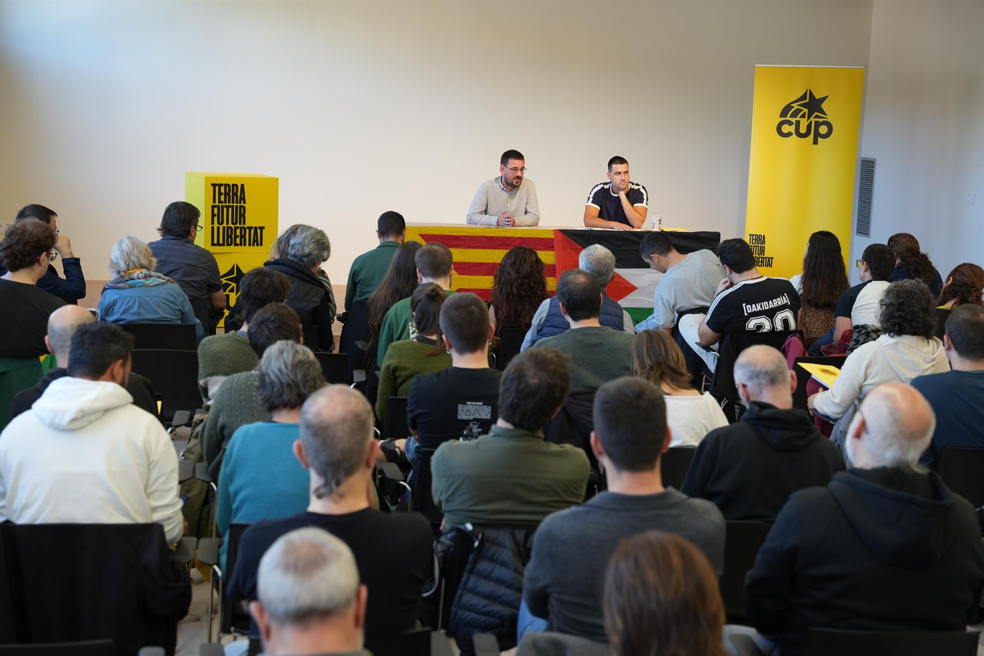 Un moment de la reunió a Arenys de Munt.