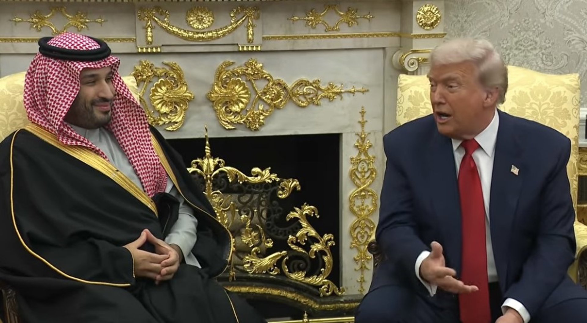 El president dels Estats Units, Donald Trump, rep a la Casa Blanca el príncep hereu de l'Aràbia Saudita, Mohamed bin Salman (fotografia: Casa Blanca).