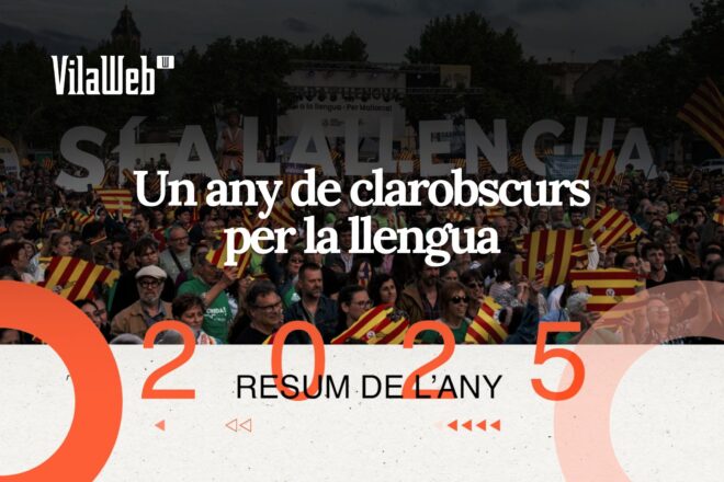 [VÍDEO] El resum de VilaWeb de l’any 2025: un any de llums i ombres per a la llengua