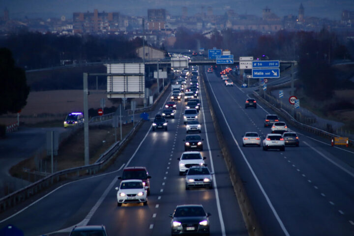 La C-17 en direcció Barcelona al seu pas per Malla (imatge d'arxiu)