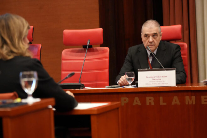 El parlament designa Josep Tomàs Salàs com a nou director de l’Oficina Antifrau de Catalunya