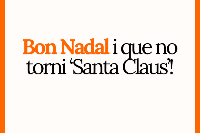 Set postals de Nadal sense sucre per a felicitar la família i els amics