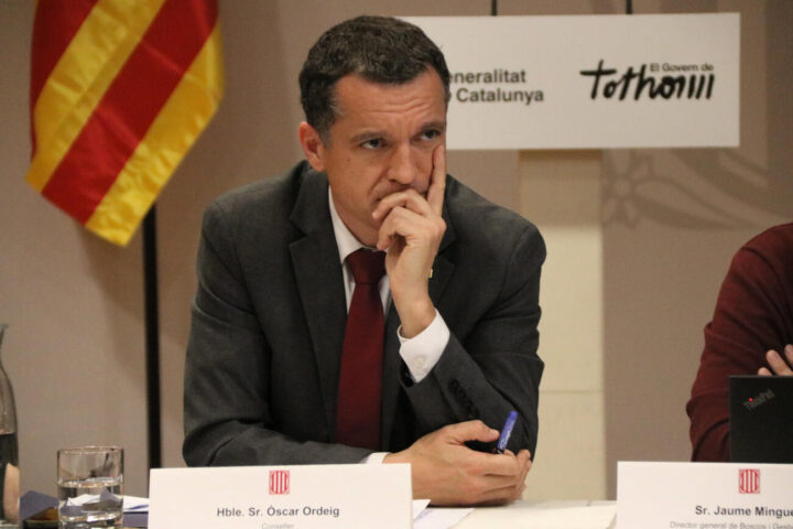 El conseller d’Agricultura, Òscar Ordeig, es reuneix amb el grup tècnic de fauna cinegètica per abordar el brot de pesta porcina africana.