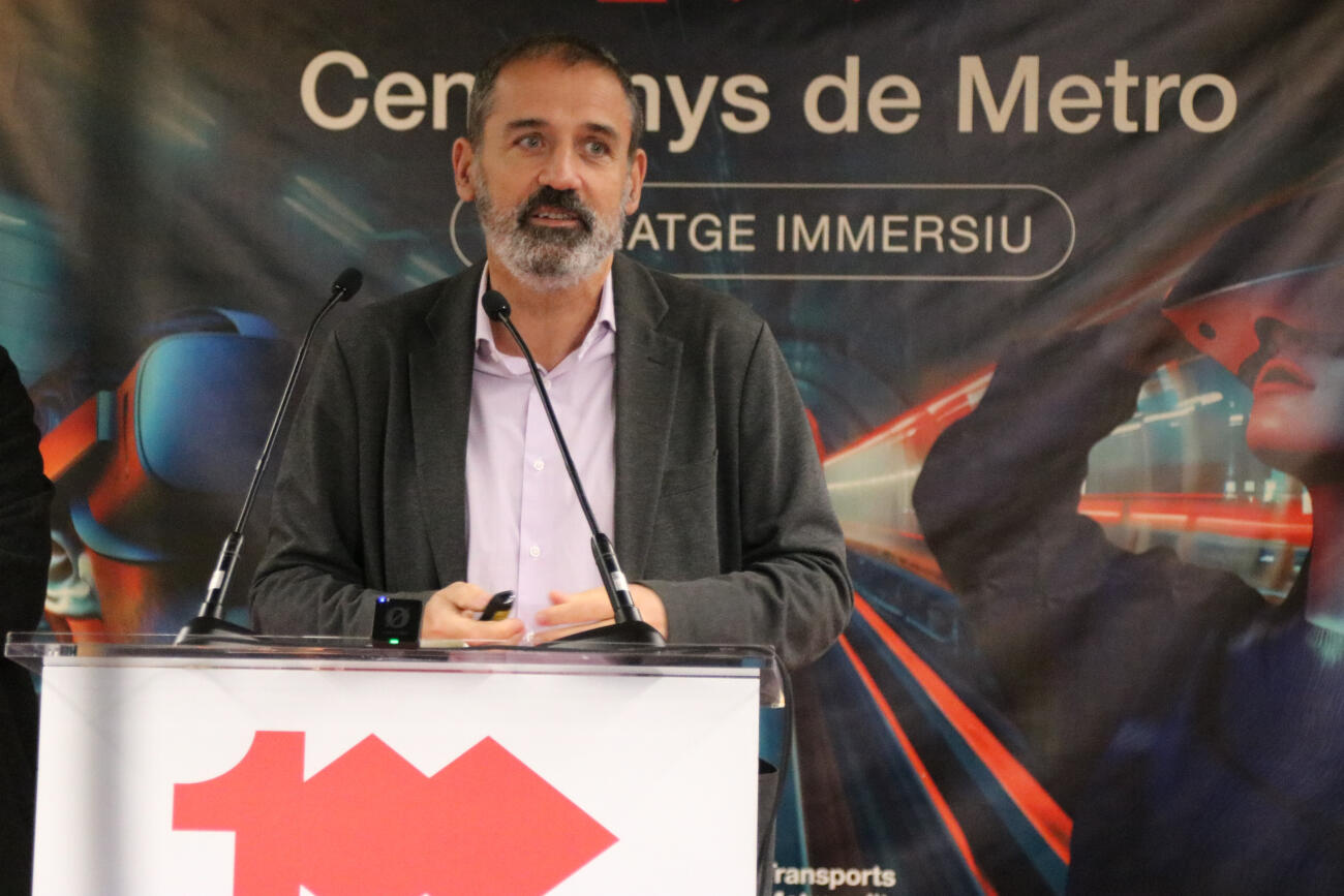 El conseller delegat de TMB, Xavier Flores. Fotografia: ACN.