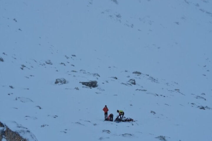 Rescat d'uns excursionistes a Meranges (Cerdanya) sorpresos per una allau. Imatge d'arxiu.