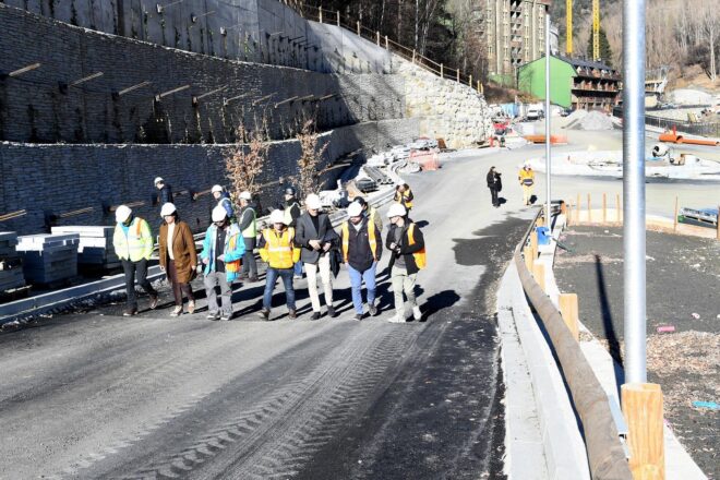 La Massana començarà a desviar trànsit cap a Ordino a final del 2026 amb un pas provisional