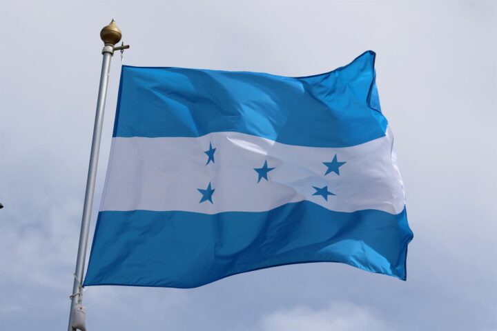 Arxiu - Bandera d'Honduras. Fotografia: Europa Press / Contacto / Maksim Konstantinov