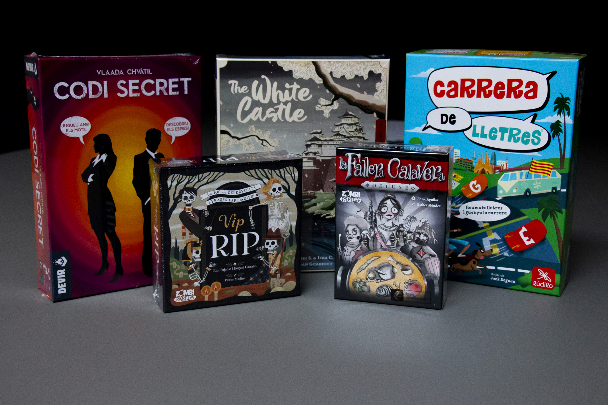 Alguns dels jocs de taula que recomanen.