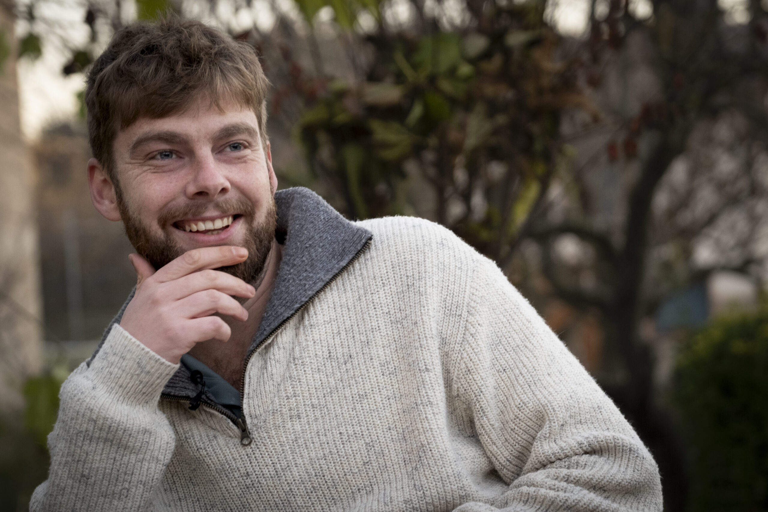 Pol Estrada, dijous a Castellcir (fotografia: Adiva Koenigsberg).