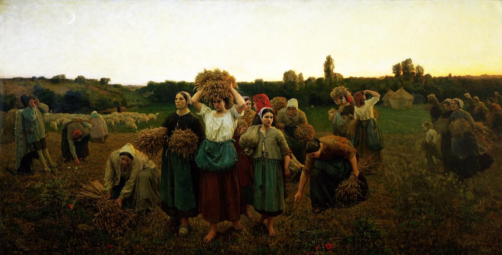 La crida de les espigolaires, Jules Breton, 1859.