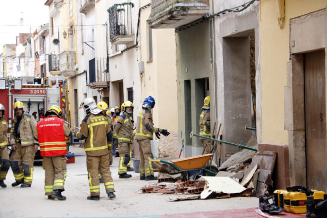 Localitzen sa i estalvi el constructor desaparegut després de l’ensorrament d’una casa a Vilanova de Bellpuig