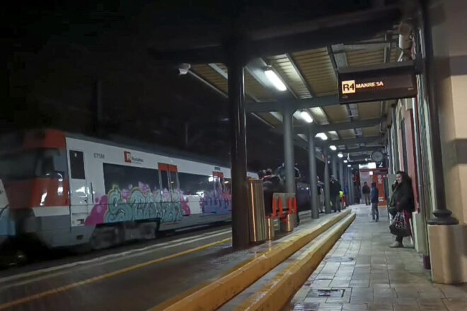 ADIF suspèn la circulació ferroviària a Rodalia pels efectes del temporal