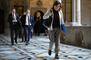 Imatge d'arxiu de la consellera Paneque (fotografia: Enric Fontcuberta).