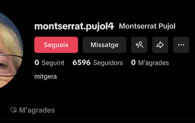 Qui és Montserrat Pujol? El fenomen a Tiktok que aconsegueix que creador de contingut en castellà ho facin en català