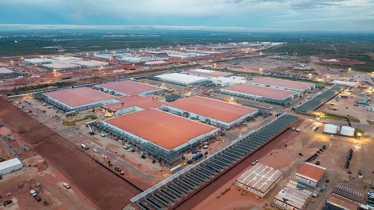 Construcció a Abilene, Texas, del primer centre de dades destinat al projecte Stargate dels EUA (Bloomberg Getty Images).