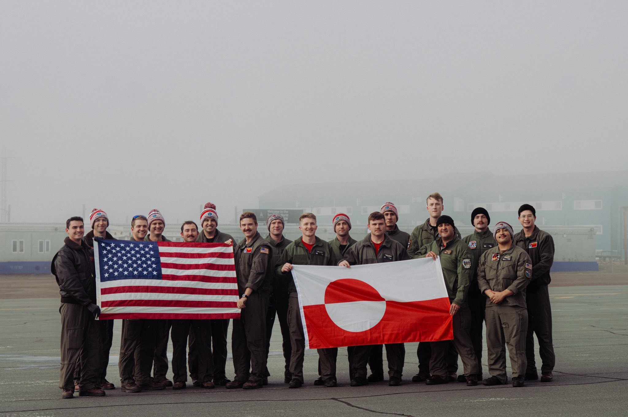 Membres de l'exèrcit nord-americà a la base de Pituffik (fotografia: United States Strategic Command).