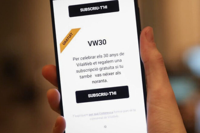 VW30: una subscripció gratuïta per als nascuts a la dècada dels noranta