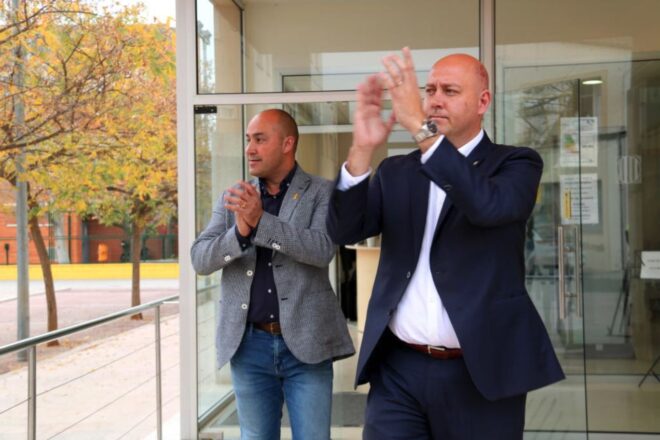 Els dirigents d’ERC Albert Salvadó i Josep Caparrós, amnistiats per l’1-O